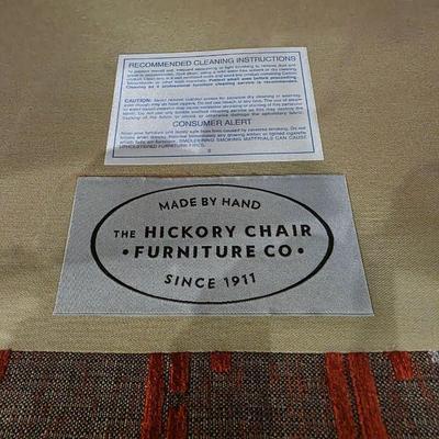 Sale Photo Thumbnail #37: This is a pristine custom modern sofa by Hickory Chair Furniture Co. originally designed by Thayer Furniture & Design Resource in Tulsa, OK. The original purchase price was $5000 approximately 5+ years ago. Four matching throw pillows are included with th