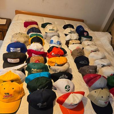 Fifty Baseball / Trucker style hats caps - agriculture Advertisement Farming Local companies and more