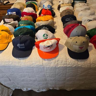 Fifty Baseball / Trucker style hats caps - agriculture Advertisement Farming Local companies and more