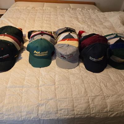 Fifty Baseball / Trucker style hats caps - agriculture Advertisement Farming Local companies and more