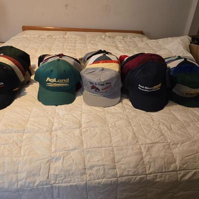 Fifty Baseball / Trucker style hats caps - agriculture Advertisement Farming Local companies and more