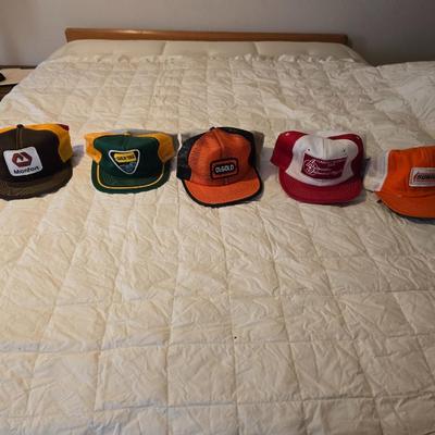 Fifty Baseball / Trucker style hats caps - agriculture Advertisement Farming Local companies and more