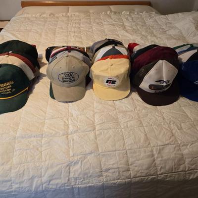 Fifty Baseball / Trucker style hats caps - agriculture Advertisement Farming Local companies and more