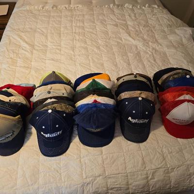 Fifty Baseball / Trucker style hats caps - agriculture Advertisement Farming Local companies and more
