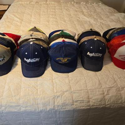 Fifty Baseball / Trucker style hats caps - agriculture Advertisement Farming Local companies and more
