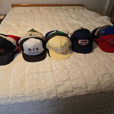 Fifty Baseball / Trucker style hats caps - agriculture Advertisement Farming Local companies and more