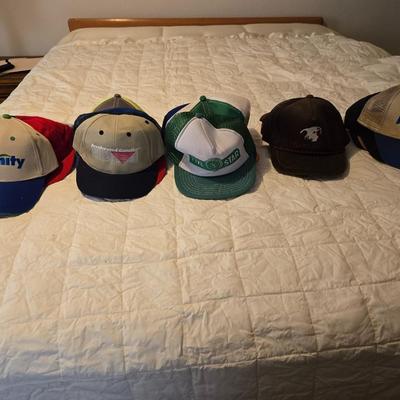 Fifty Baseball / Trucker style hats caps - agriculture Advertisement Farming Local companies and more