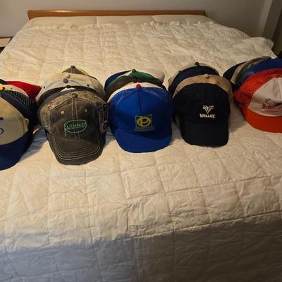 Fifty Baseball / Trucker style hats caps - agriculture Advertisement Farming Local companies and more