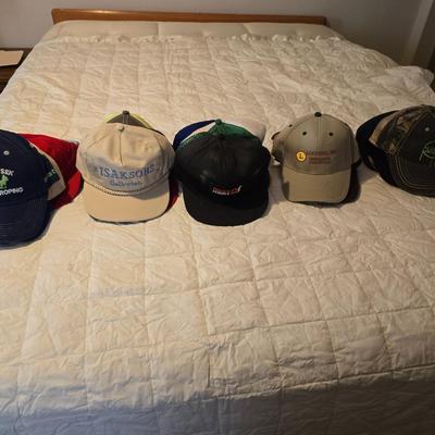 Fifty Baseball / Trucker style hats caps - agriculture Advertisement Farming Local companies and more