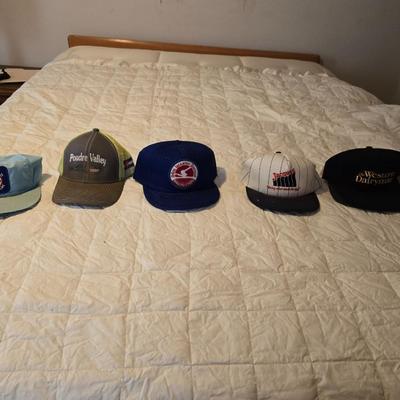 Fifty Baseball / Trucker style hats caps - agriculture Advertisement Farming Local companies and more
