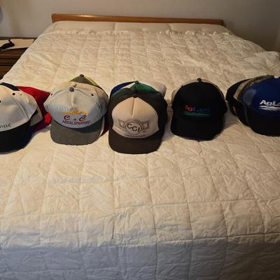 Fifty Baseball / Trucker style hats caps - agriculture Advertisement Farming Local companies and more