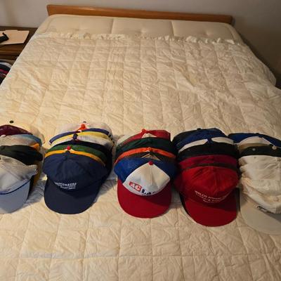 Fifty Baseball / Trucker style hats caps - agriculture Advertisement Farming Local companies and more
