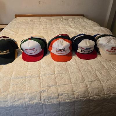 Fifty Baseball / Trucker style hats caps - agriculture Advertisement Farming Local companies and more