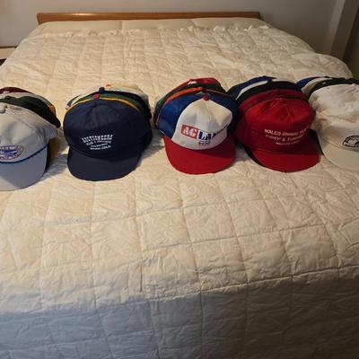 Fifty Baseball / Trucker style hats caps - agriculture Advertisement Farming Local companies and more
