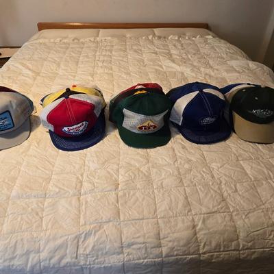 Fifty Baseball / Trucker style hats caps - agriculture Advertisement Farming Local companies and more