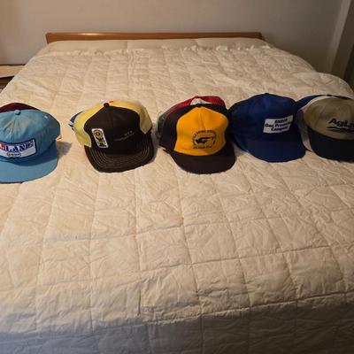 Fifty Baseball / Trucker style hats caps - agriculture Advertisement Farming Local companies and more