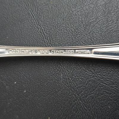 Cusininart 12/10 Stainless steel flatware set / appears brand new!
