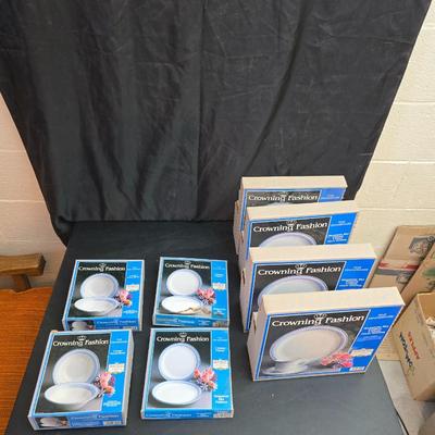 Johann Haviland Crowning Fashion Mountain Sky Brand New Dinnerware set for 4 still in original boxes! (2 of 2)