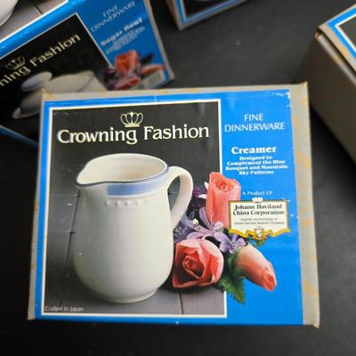 Johann Haviland Crowning Fashion Mountain Sky Brand new serving set - Serving platters, Butter dish - creamer - salt & pepper and more