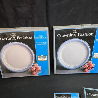 Johann Haviland Crowning Fashion Mountain Sky Brand new serving set - Serving platters, Butter dish - creamer - salt & pepper and more