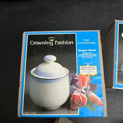 Johann Haviland Crowning Fashion Mountain Sky Brand new serving set - Serving platters, Butter dish - creamer - salt & pepper and more