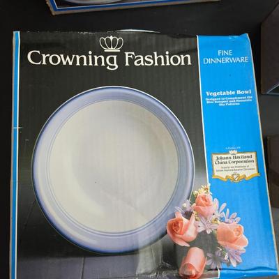 Johann Haviland Crowning Fashion Mountain Sky Brand new serving set - Serving platters, Butter dish - creamer - salt & pepper and more