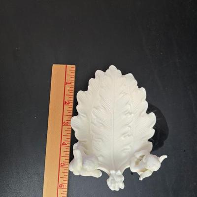 Vintage Hull Art Pottery "Mardi Gras" or "Granada" double-handled vase, likely from the 1940s & a creamy white...