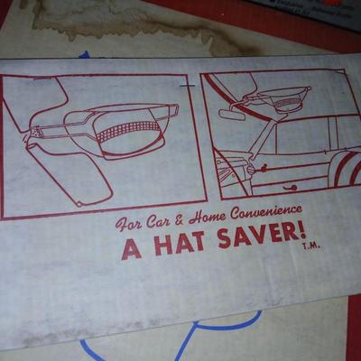 Black felt American Hat Company cowboy hat with a braided hatband with white tassels, with its original box. Size 7 1/4 comes with a hat...