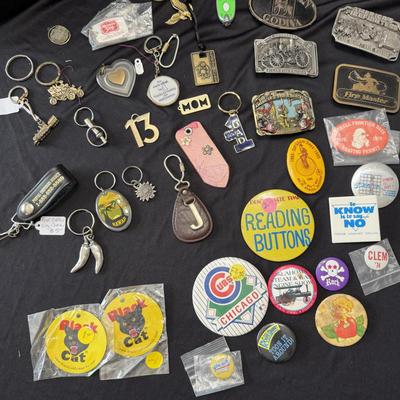 Sale Photo Thumbnail #19: Belt Buckles, Keychains, Buttons or Pins