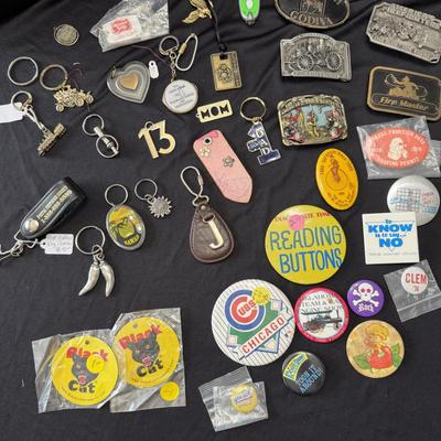 Sale Photo Thumbnail #18: Belt Buckles, Keychains, Buttons or Pins