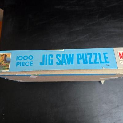 Six Milton Bradley vintage Big Ben Jigsaw puzzle lot