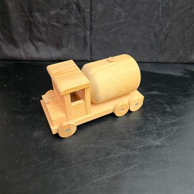 Vintage toys for 4+ age group = Handcrafted wood truck - 2 sesame street puzzles and a Tyco Magic fax machine / Magic Copier