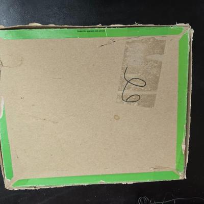 Vintage toys for 4+ age group = Handcrafted wood truck - 2 sesame street puzzles and a Tyco Magic fax machine / Magic Copier