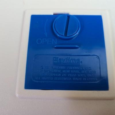 Vintage toys for 4+ age group = Handcrafted wood truck - 2 sesame street puzzles and a Tyco Magic fax machine / Magic Copier