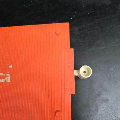 vintage Hot Wheels Super-Charger Race Set with vintage 1968 Mattel Hot Wheels Super-Charger restaurant/garage buildings.