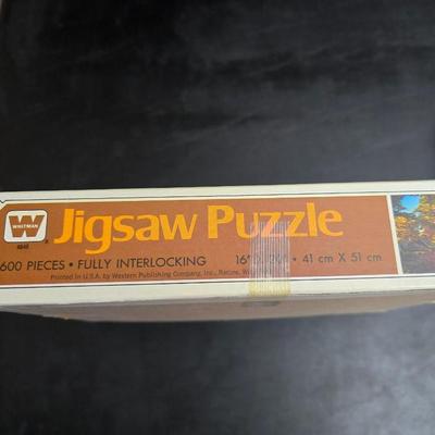 8 vintage puzzles - Westfield - Milton Bradley - Springbrook - Hoyle - Watkins Strathmore - and others