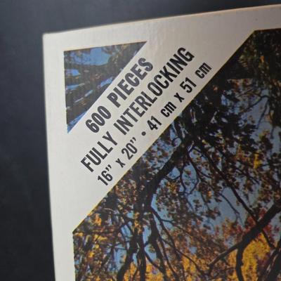 8 vintage puzzles - Westfield - Milton Bradley - Springbrook - Hoyle - Watkins Strathmore - and others