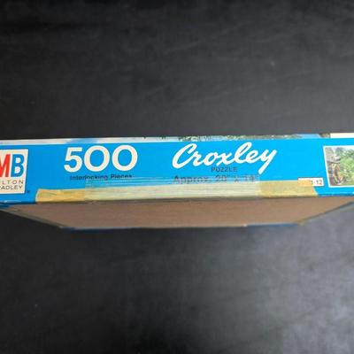 8 vintage puzzles - Westfield - Milton Bradley - Springbrook - Hoyle - Watkins Strathmore - and others