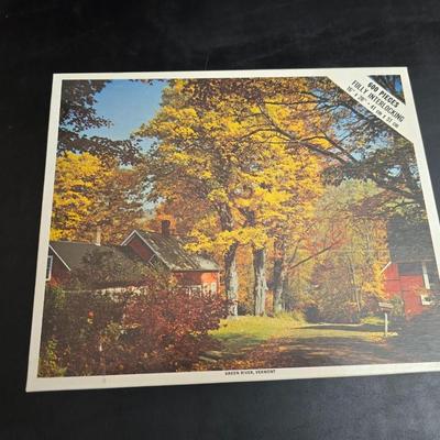 8 vintage puzzles - Westfield - Milton Bradley - Springbrook - Hoyle - Watkins Strathmore - and others