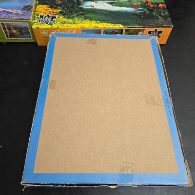 8 vintage puzzles - Encore - Kodak Color - Milton Bradley - York - and others !