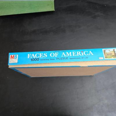 8 vintage puzzles - Encore - Kodak Color - Milton Bradley - York - and others !