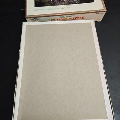 9 vintage puzzles - Guild - Milton Bradley -Parker Brothers - Great American Puzzle factory and others!