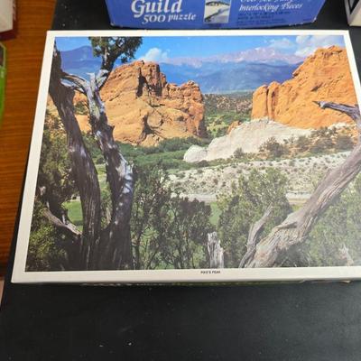 9 vintage puzzles - Guild - Milton Bradley -Parker Brothers - Great American Puzzle factory and others!