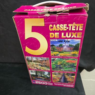 9 vintage puzzles - Guild - Milton Bradley -Parker Brothers - Great American Puzzle factory and others!