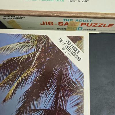 9 vintage puzzles - Guild - Milton Bradley -Parker Brothers - Great American Puzzle factory and others!