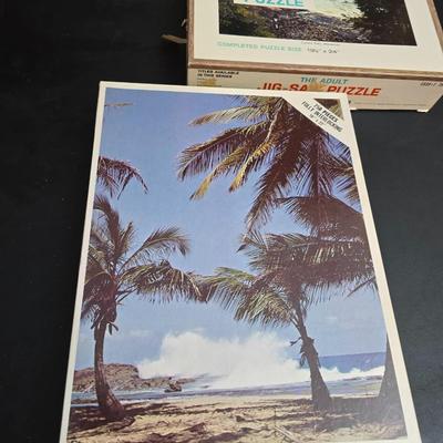 9 vintage puzzles - Guild - Milton Bradley -Parker Brothers - Great American Puzzle factory and others!