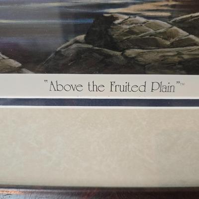 Terry Redlin framed artwork " Above the Fruited Plain" Numbered and Signed with COA on backside 1990