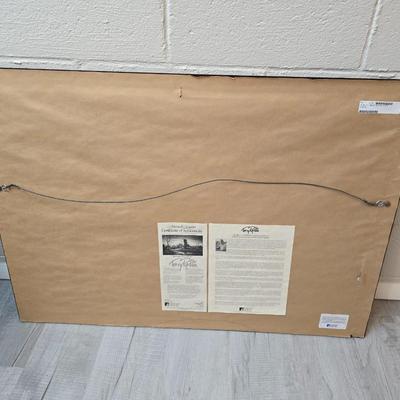 Terry Redlin framed artwork " Above the Fruited Plain" Numbered and Signed with COA on backside 1990