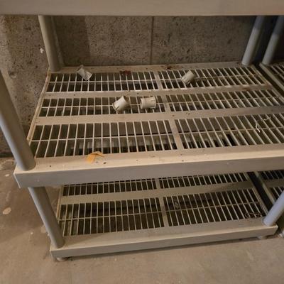 Plastic storage shelf unit (1 of 2)