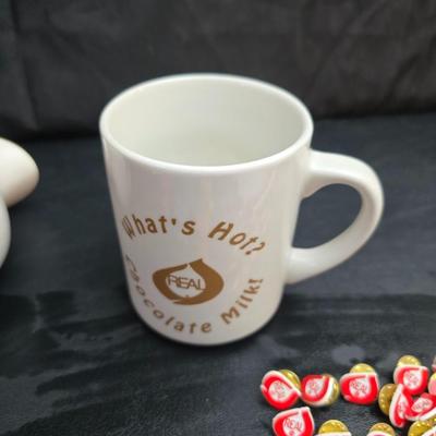 REAL Dairy collectibles -Real Chocolate Milk coffee mug. - Mcoy miniature cow creamer pitcher Northern Colorado Dairyettes" -vintage...